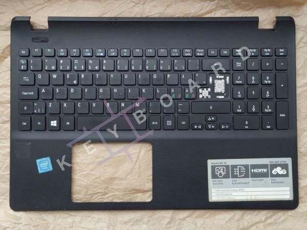 Верхня частина Packard Bell Easynote TG71BM